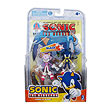 Sonic the Hedgehog Sonic and Blaze Action Figures and Comic